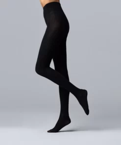 Women's Simply Vera Vera Wang Cotton Diamond Sweater Tights