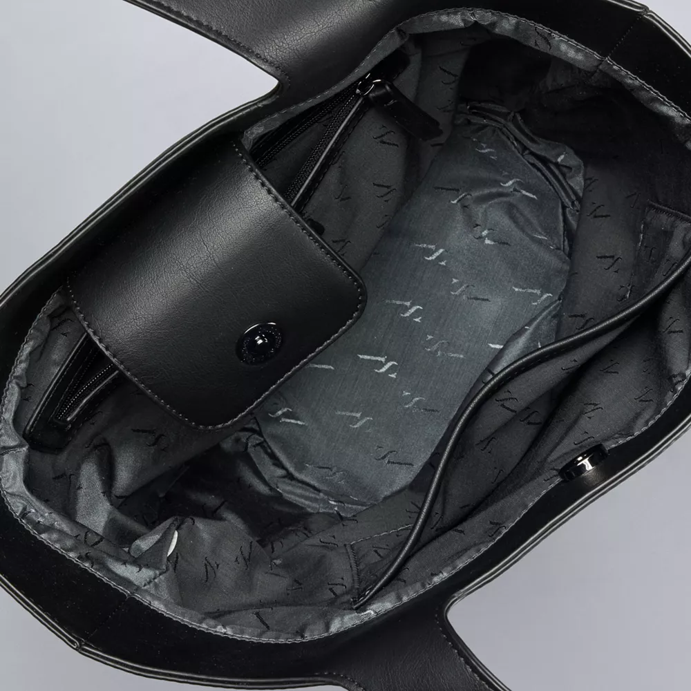 Simply Vera Vera Wang Modern Straw Tote Bag - Image 4