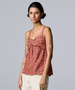 Women's Simply Vera Vera Wang Twist-Front Tank