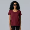 Women's Simply Vera Vera Wang Relaxed Fit Textured Tee